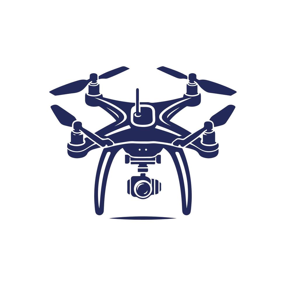 Drone silhouette Clip art isolated design illustration vector