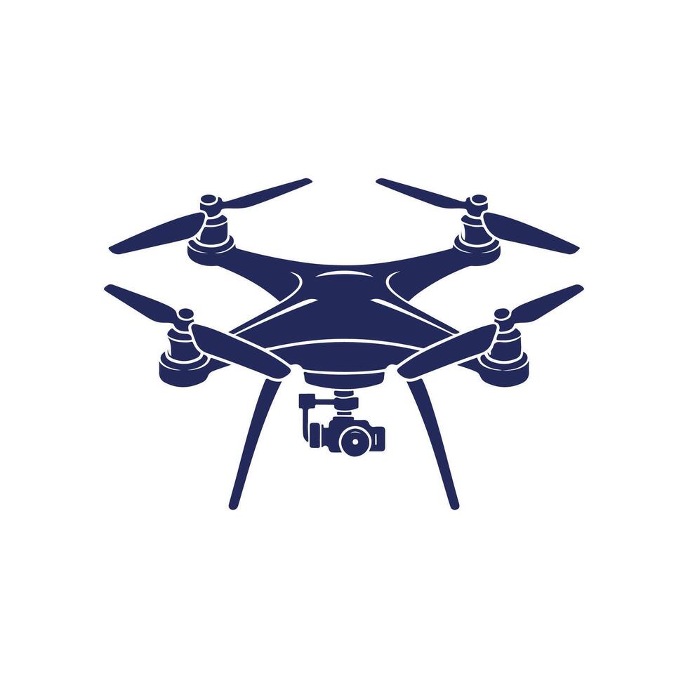 Drone silhouette Clip art isolated design illustration vector