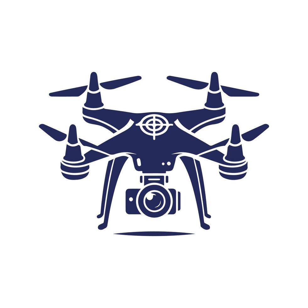 Drone silhouette Clip art isolated design illustration vector