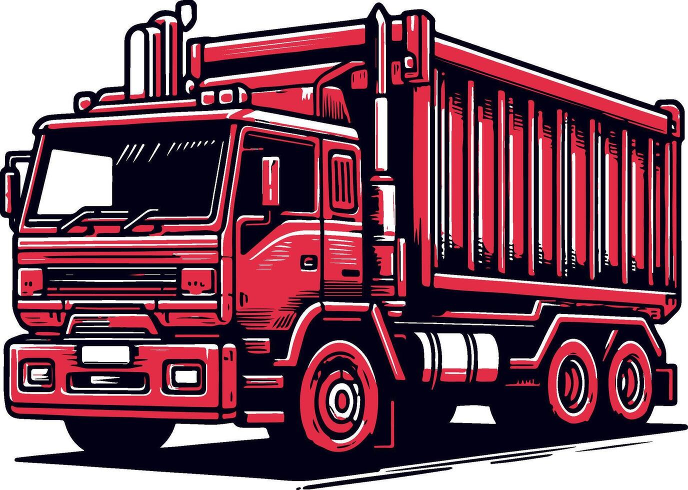 Truck Clip art isolated design illustration vector