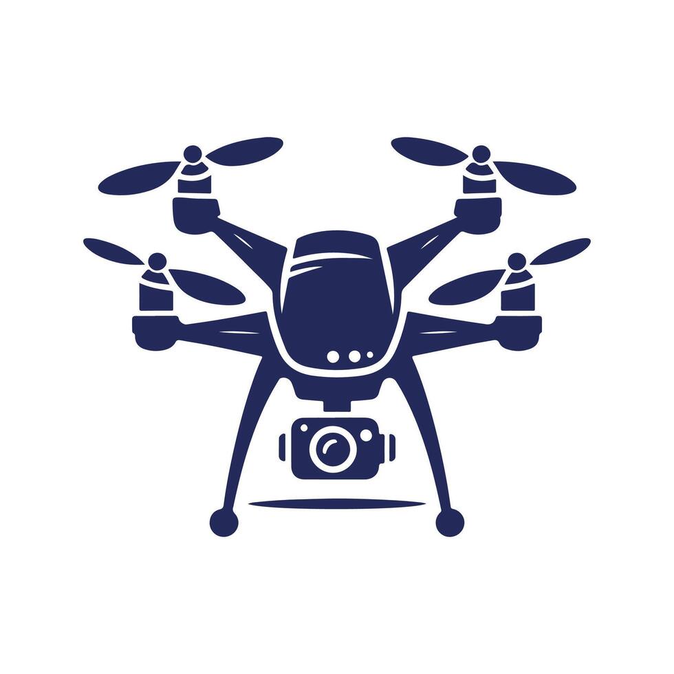 Drone silhouette Clip art isolated design illustration vector