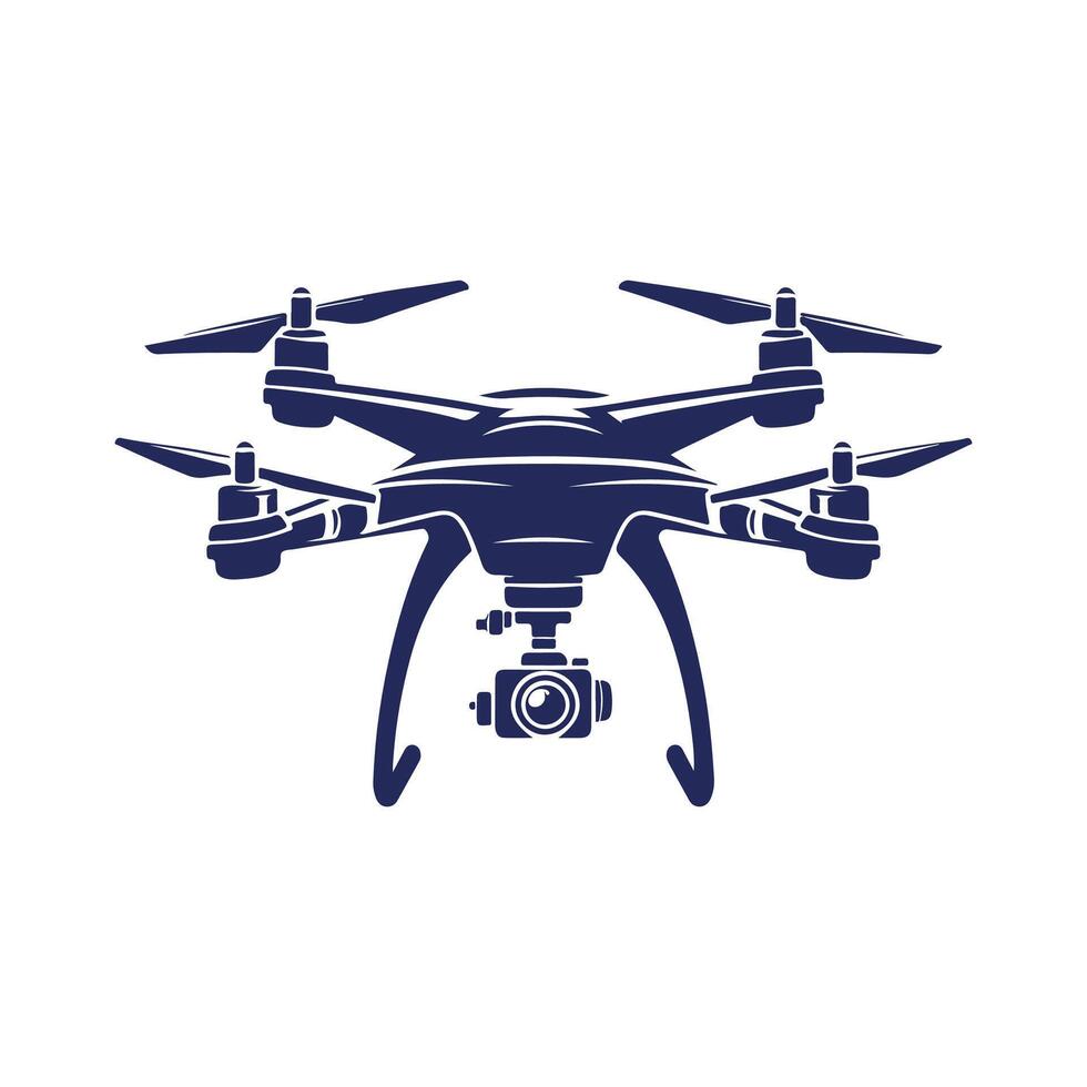 Drone silhouette Clip art isolated design illustration vector