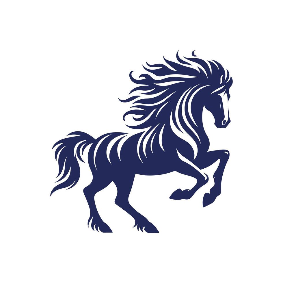 horse silhouette Clip art isolated design illustration vector