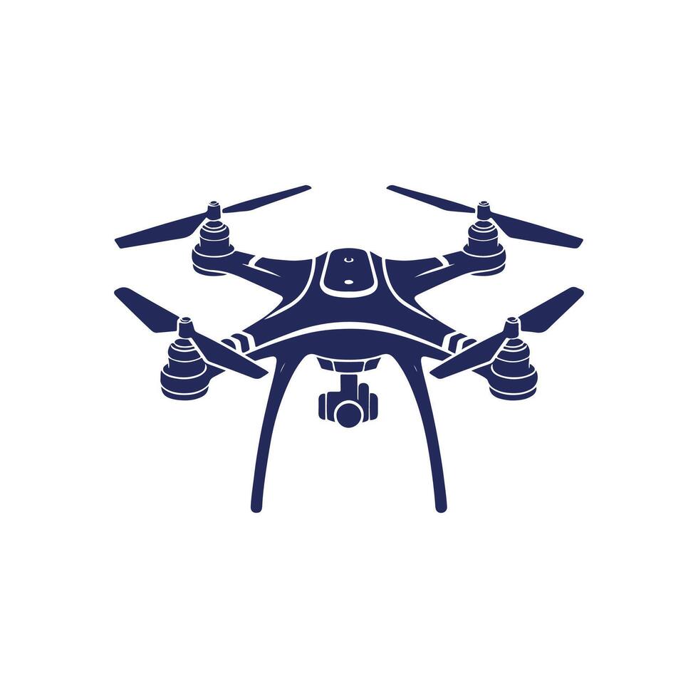 Drone silhouette Clip art isolated design illustration vector