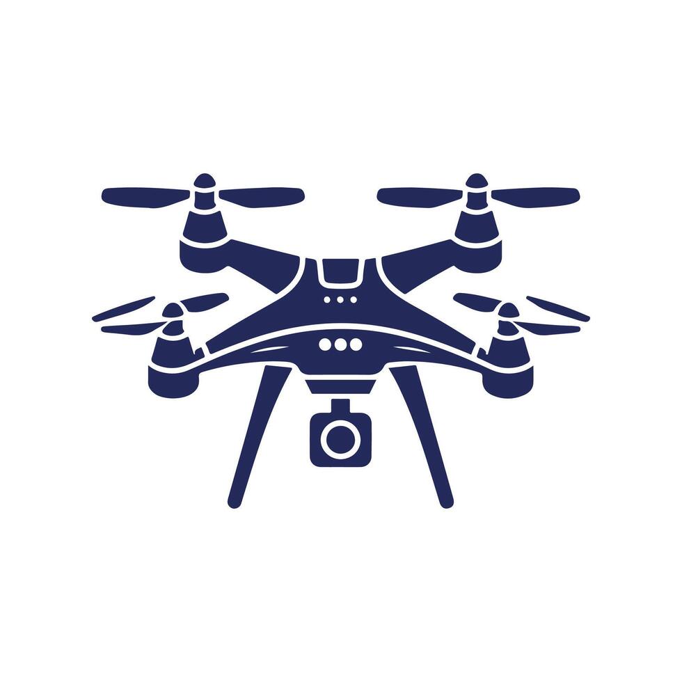 Drone silhouette Clip art isolated design illustration vector