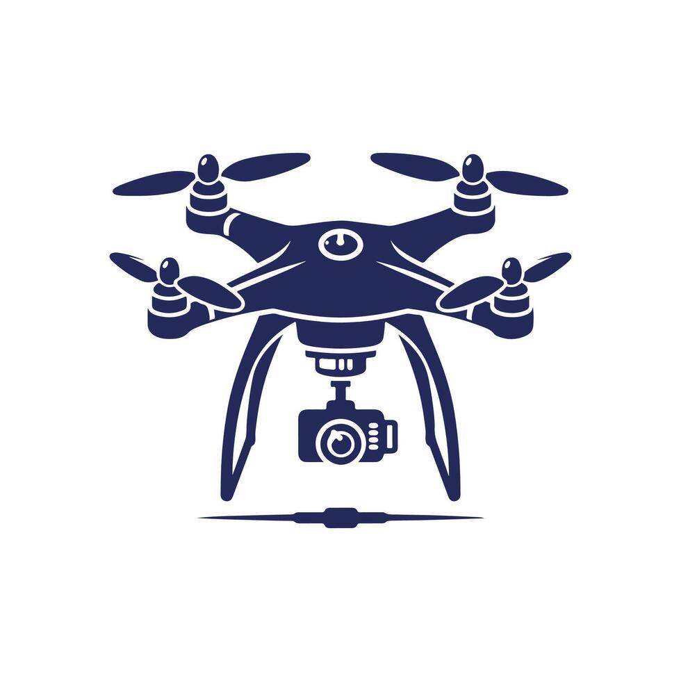 Drone silhouette Clip art isolated design illustration vector