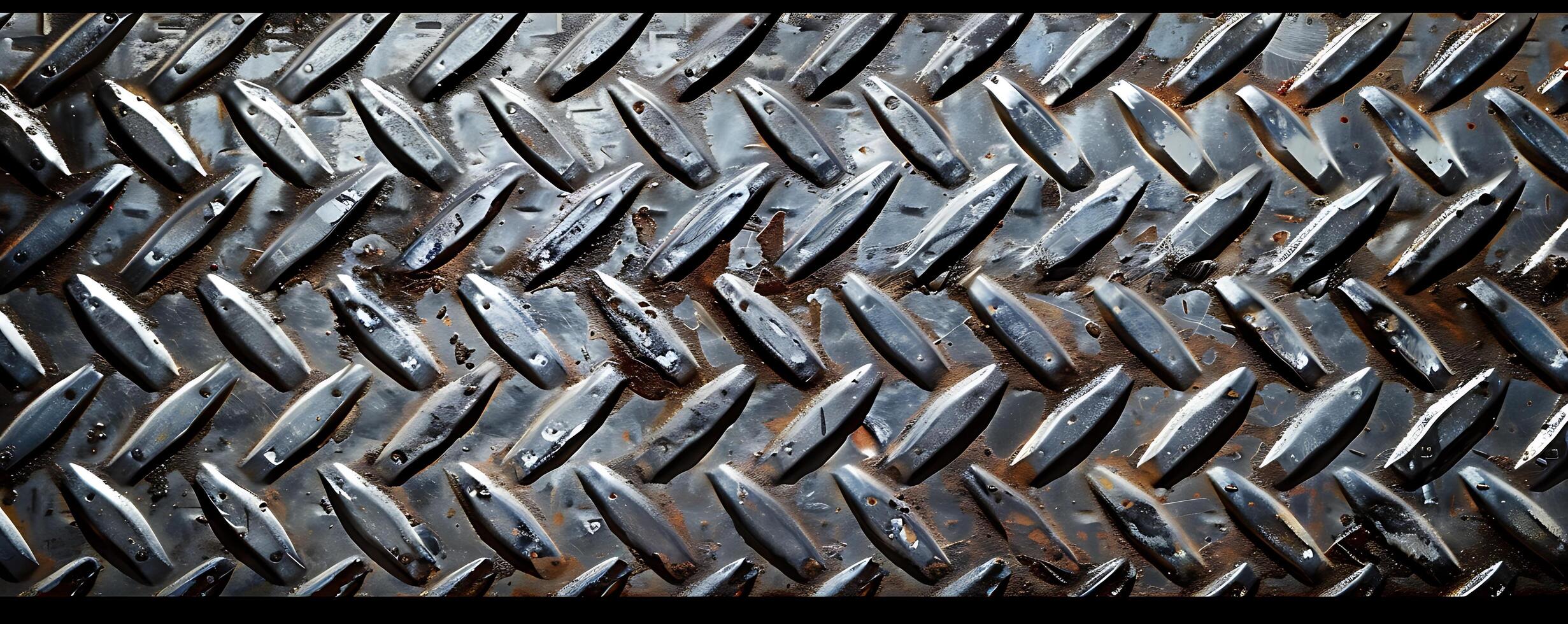 Textured Metal Plate Surface Design photo