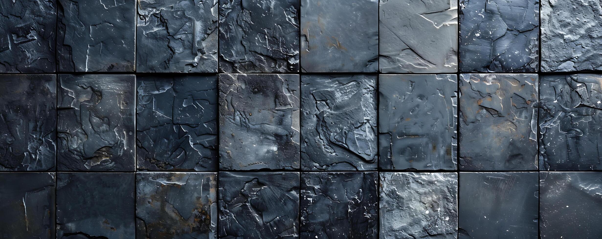 Stone Tile Pattern Background with Blank Space for Design photo
