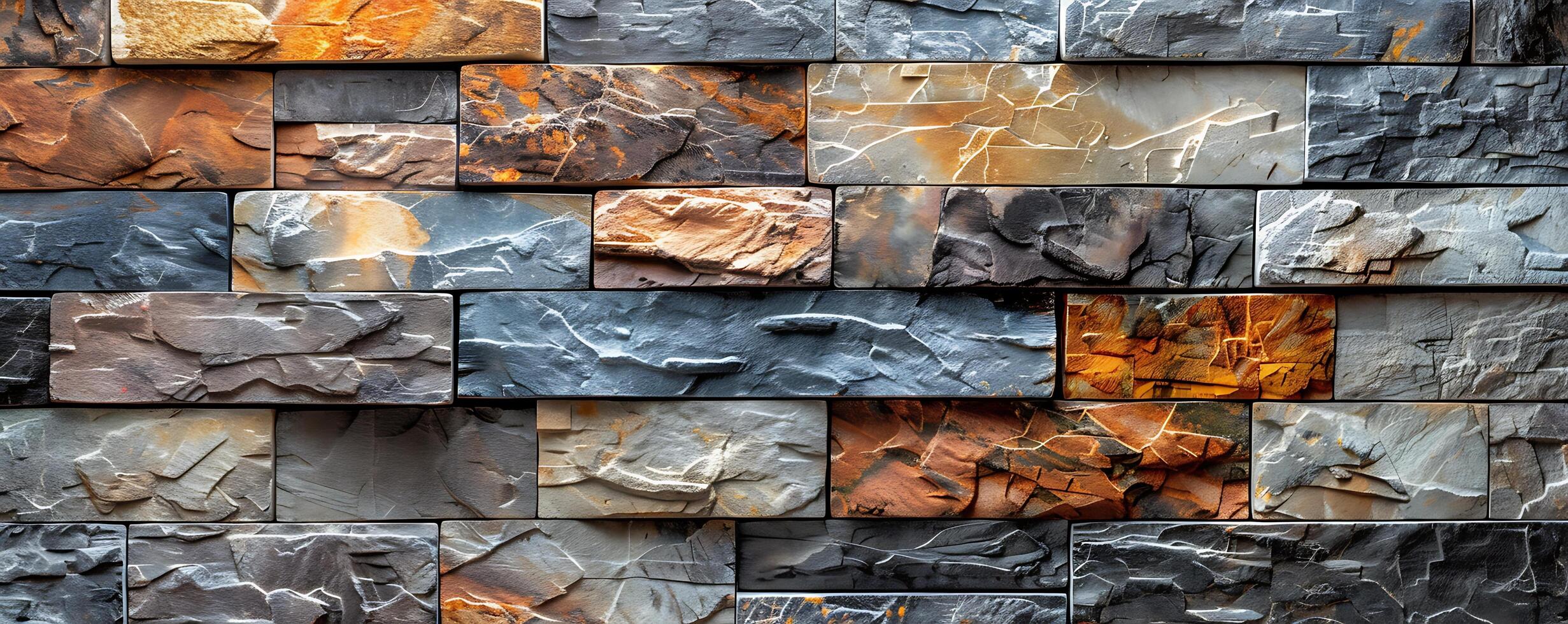 Stone Tile Pattern with Empty Space for Product Design photo