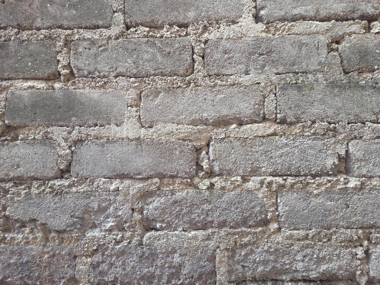 Close-up of Brick Wall Texture photo