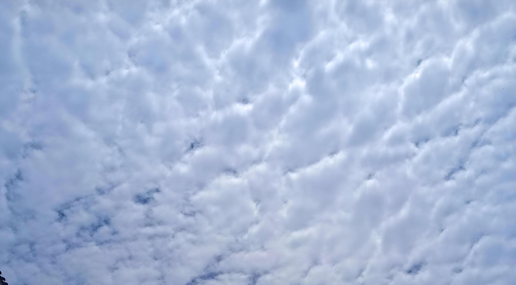 Wisps of clouds filled the sky photo