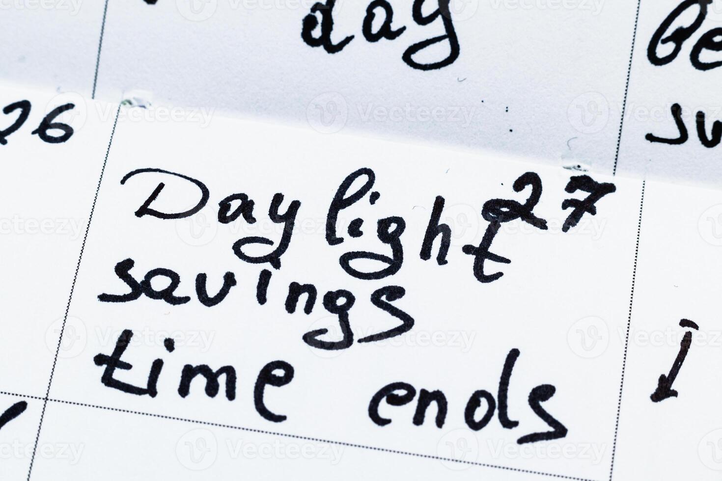 Daylight savings time ends Photo