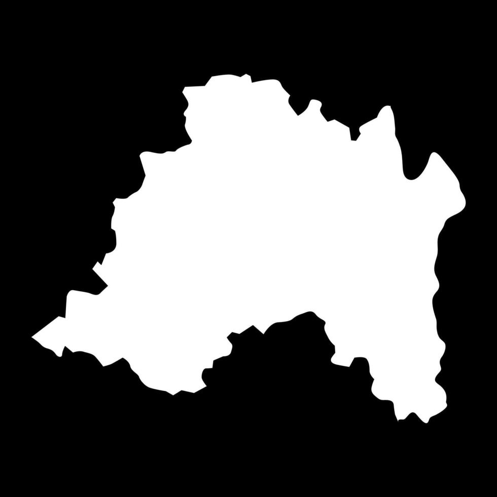 Santiago Metropolitan region map, administrative division of Chile. vector