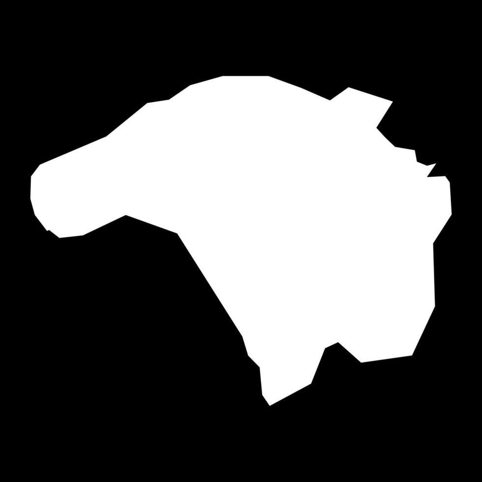 Central and Western district map, administrative division of Hong Kong. illustration. vector