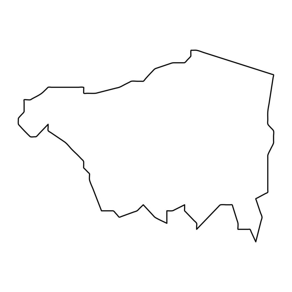 Toa Alta map, administrative division of Puerto Rico. illustration. vector