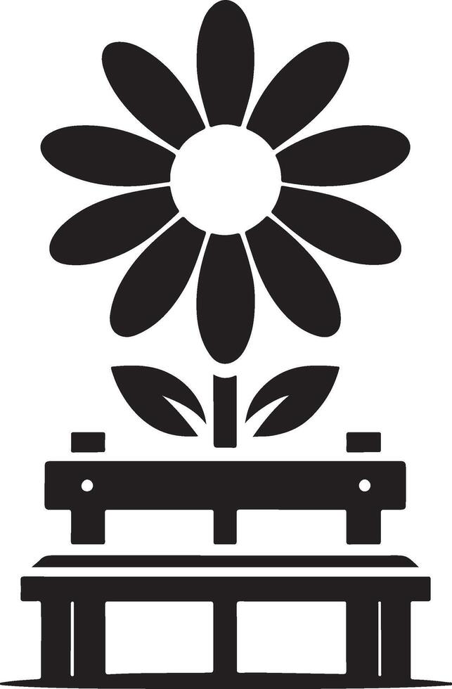 Floral daisy silhouette line art set capturing the playful and creative spirit of floral designs. Perfect for adding a touch of nature to design projects vector