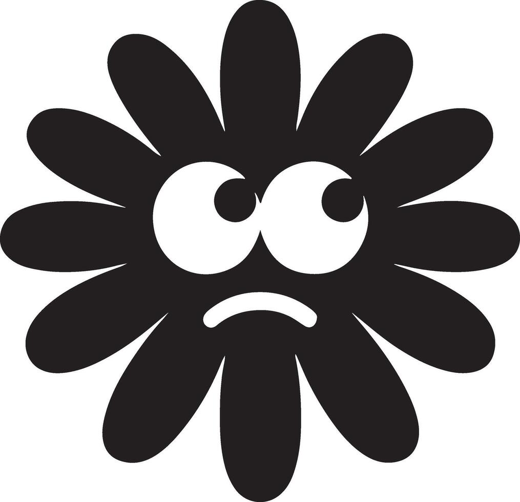 Floral daisy silhouette line art set capturing the playful and creative spirit of floral designs. Perfect for adding a touch of nature to design projects vector
