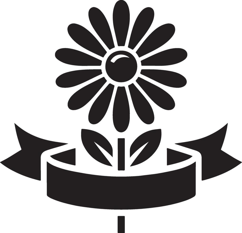 Floral daisy silhouette line art set capturing the playful and creative spirit of floral designs. Perfect for adding a touch of nature to design projects vector