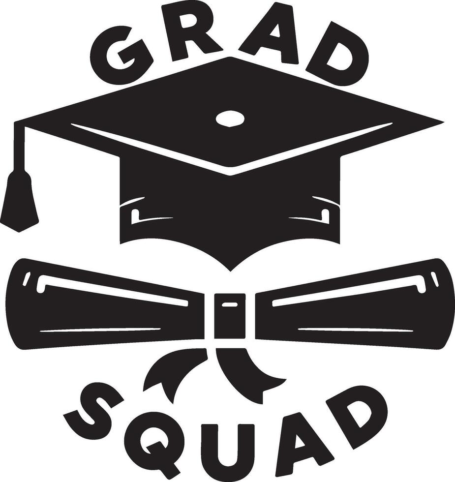 2024 graduation set featuring caps, diplomas, and fun typography. Perfect for celebration and academic achievement design projects. vector