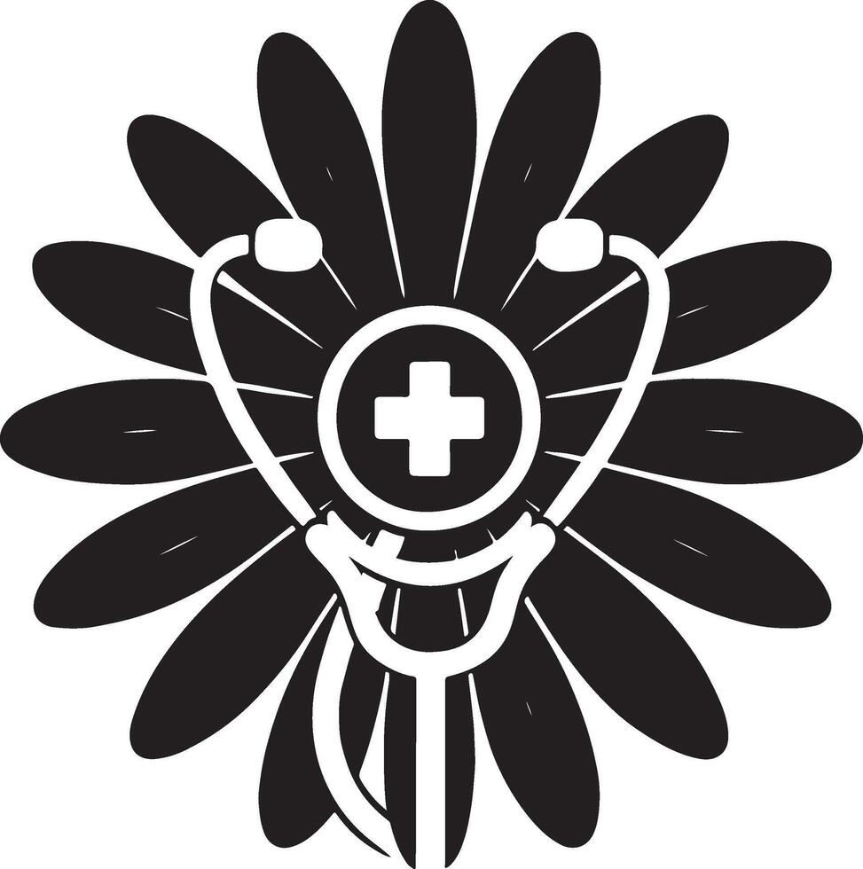 Floral daisy silhouette line art set capturing the playful and creative spirit of floral designs. Perfect for adding a touch of nature to design projects vector