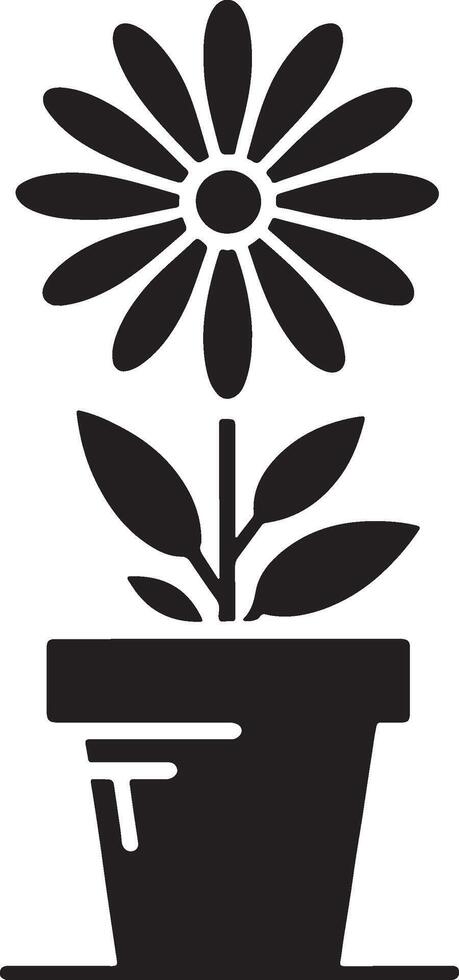 Floral daisy silhouette line art set capturing the playful and creative spirit of floral designs. Perfect for adding a touch of nature to design projects vector