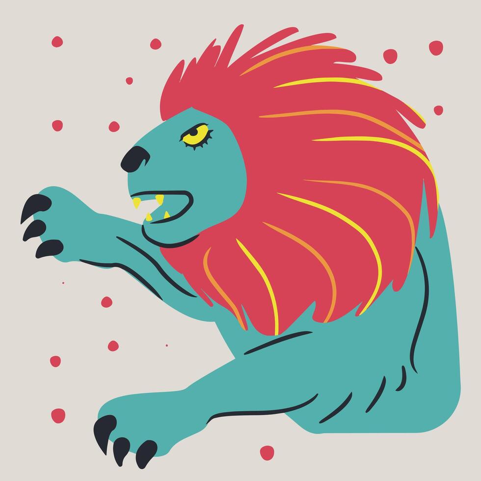 Star Sign Leo Zodiac vector