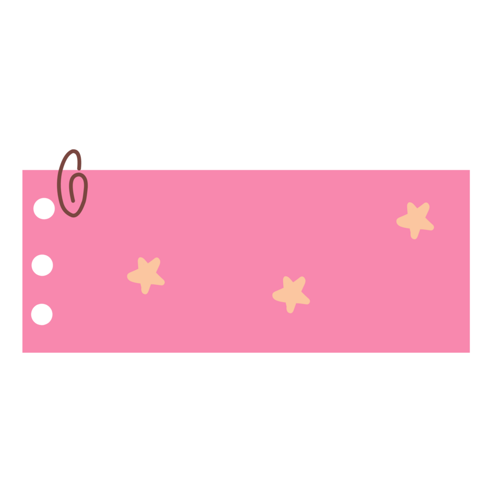 Sticky notes paper png