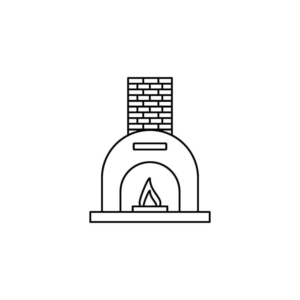 furnace icon illustration vector