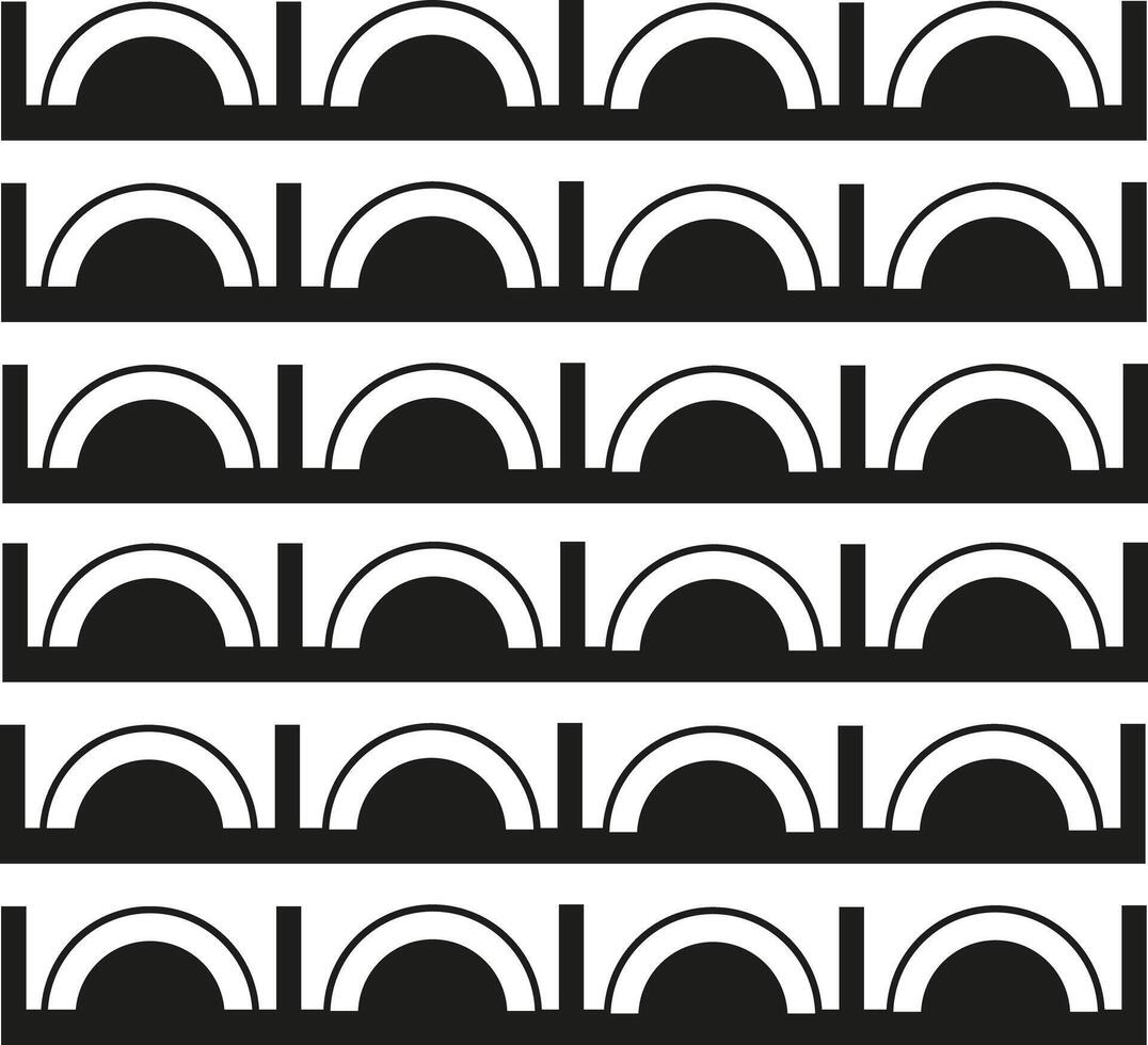 black half circle background pattern vector