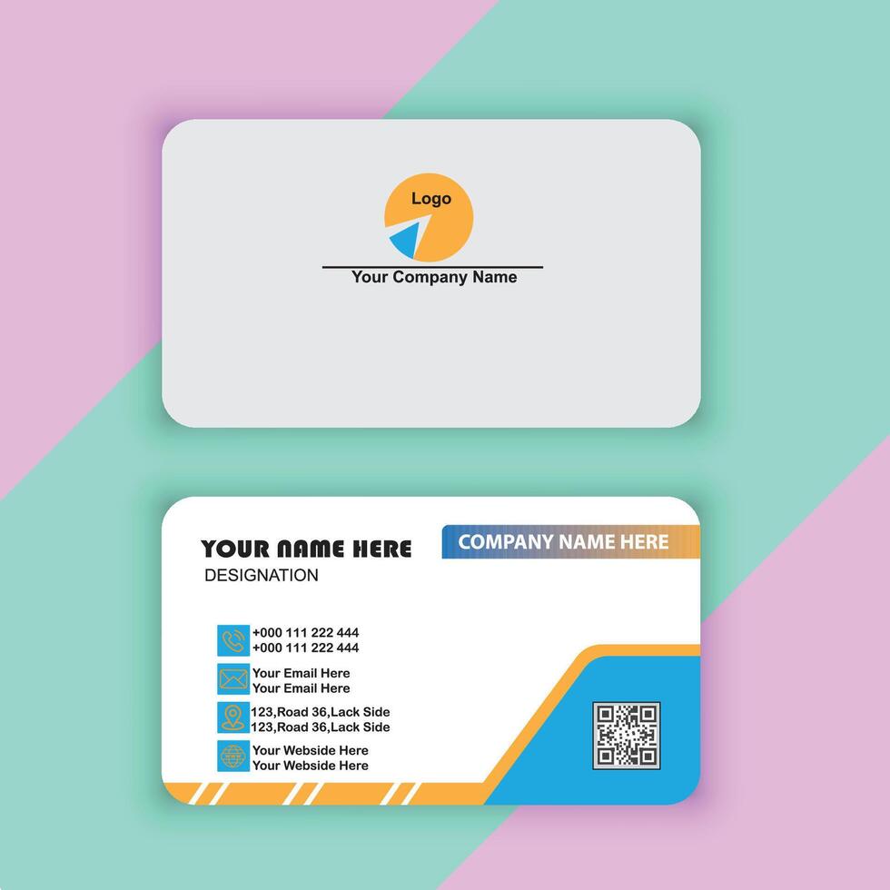 Creative business-card Design vector