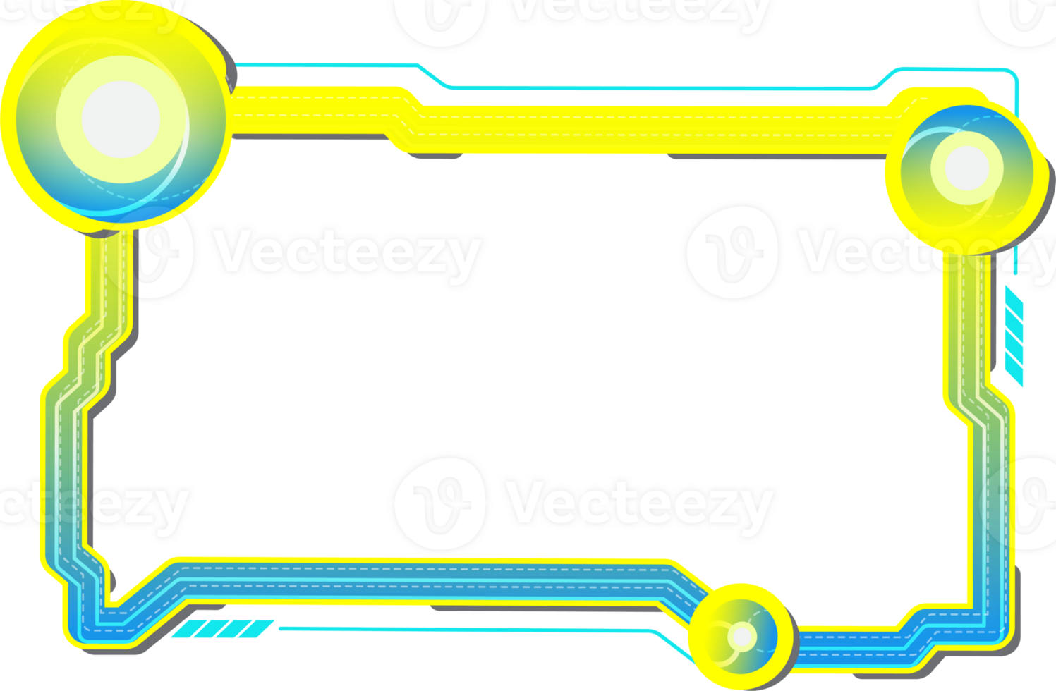 HUD frame display futuristic png