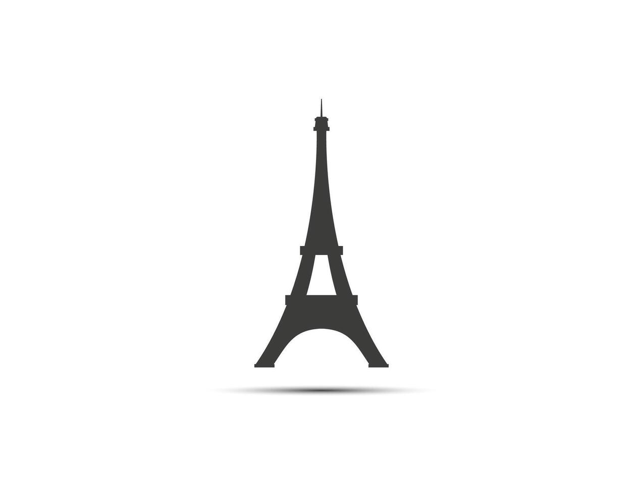 Eiffel tower icon. illustration. vector