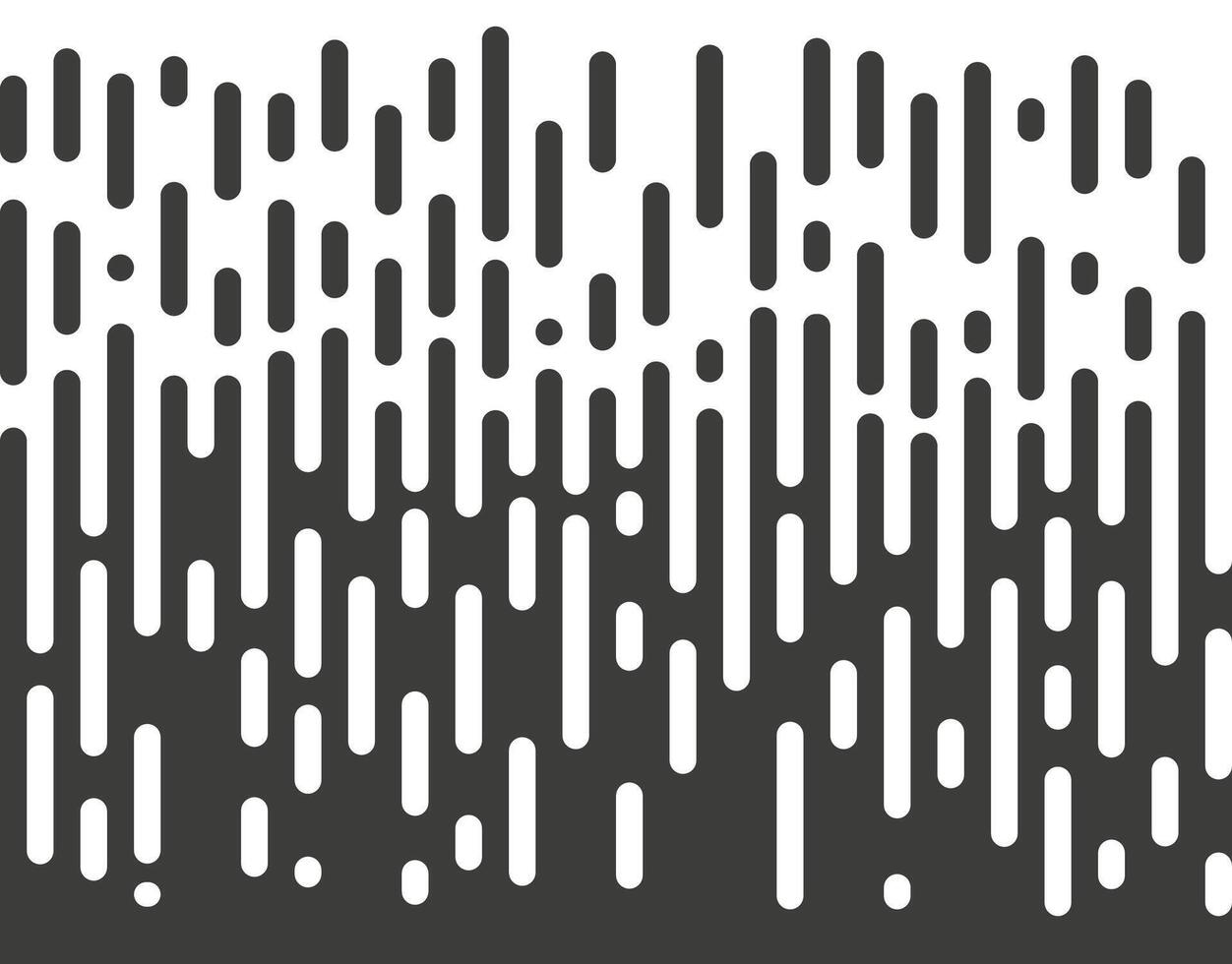 Halftone transition pattern background. Irregular rounded lines. illustration. vector