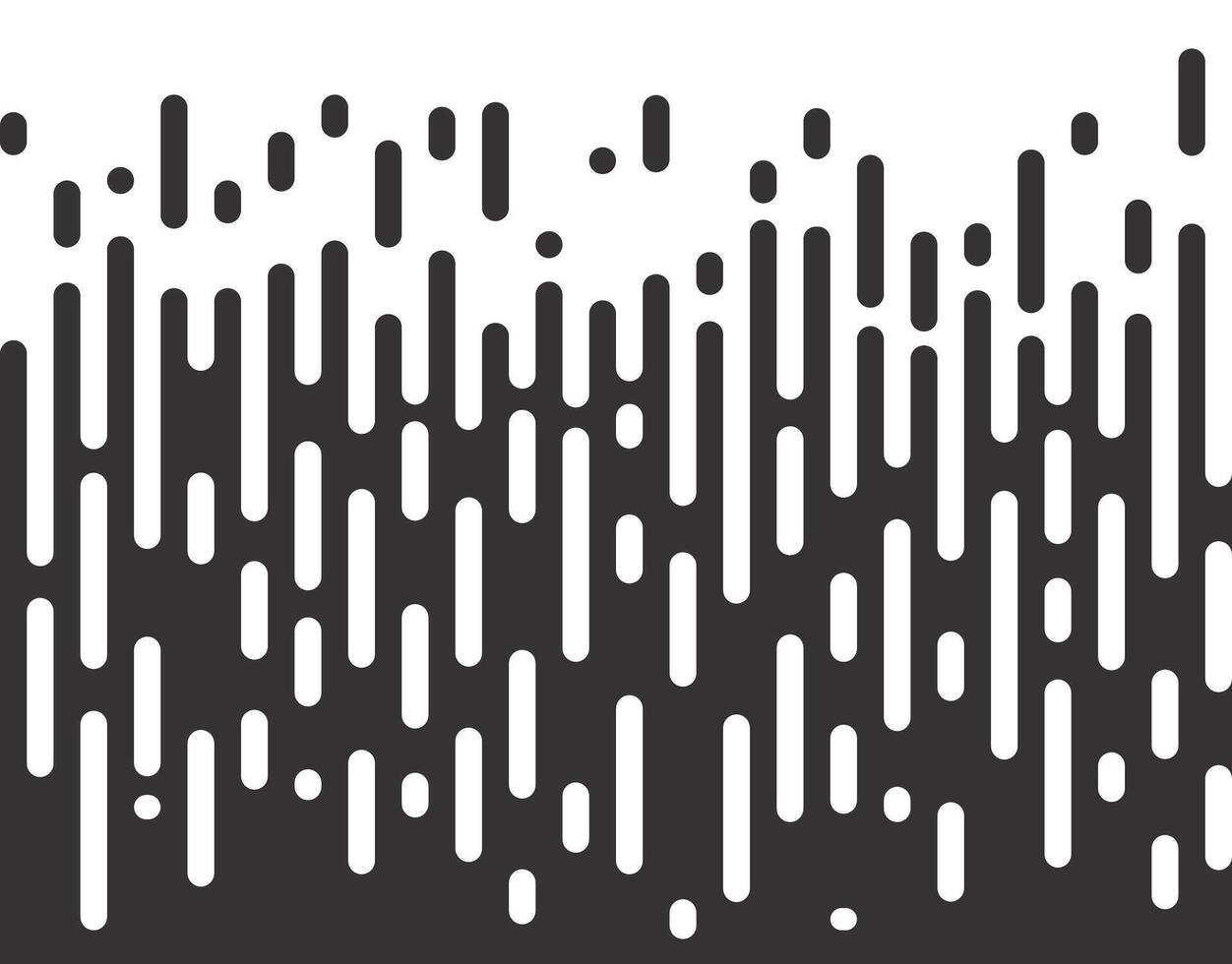 Halftone transition pattern background. Irregular rounded lines. illustration. vector
