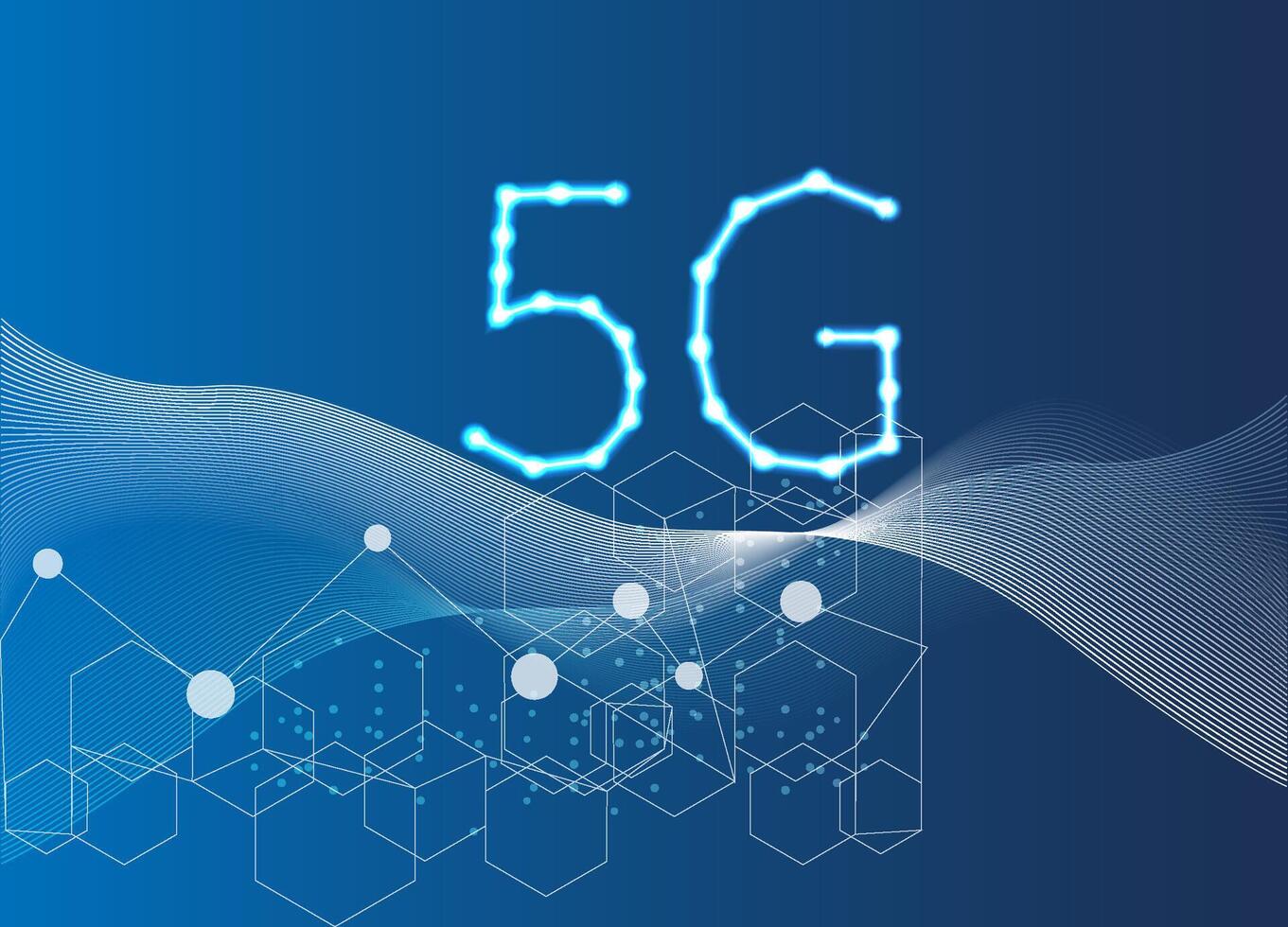 5g, wireless, background abstract. illustration. design vector