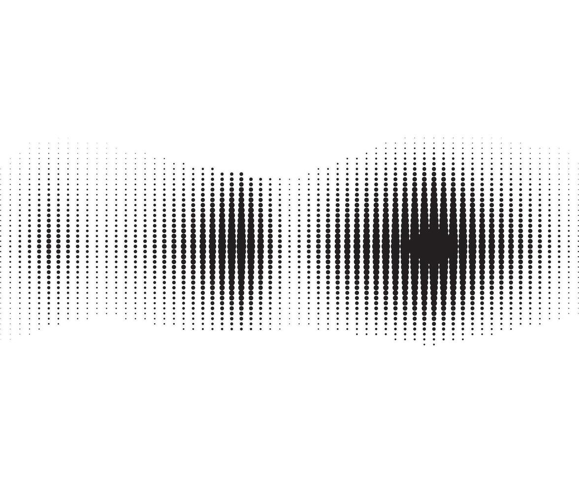 Halftone, circles, dots, transition pattern. illustration. vector