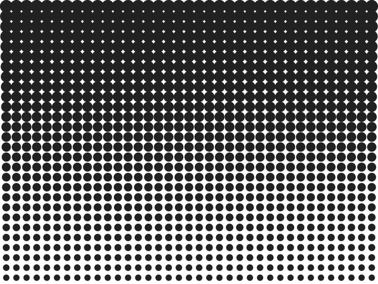 Halftone, circles, dots, transition pattern. illustration. vector