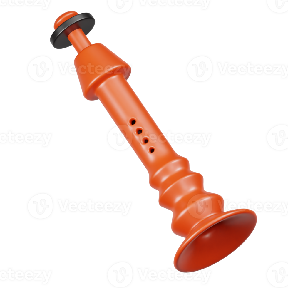 serunai 3d Illustration png