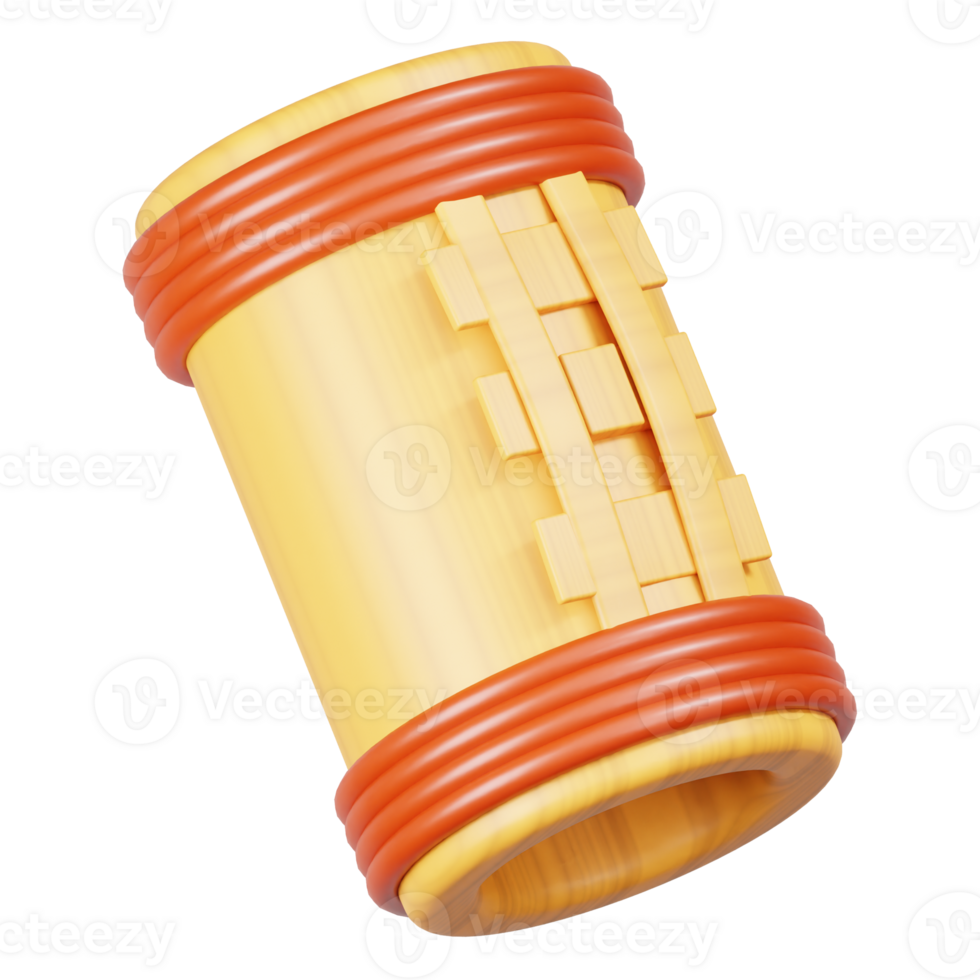 Celempung 3d illustration png