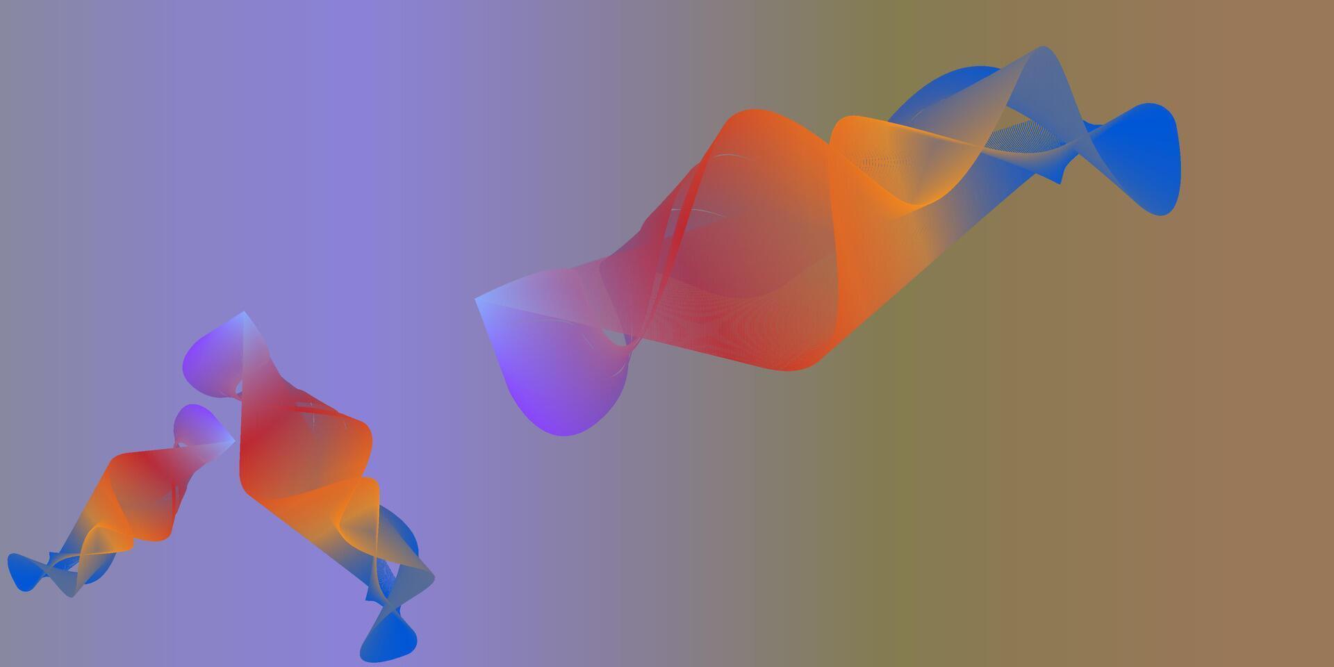 Abstract background of waves, special gradient background vector
