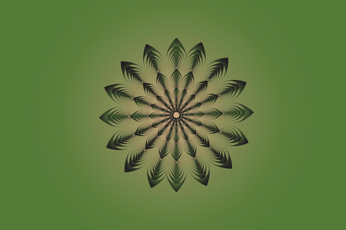 Futuristic ethnic style decorative ornament mandala vector