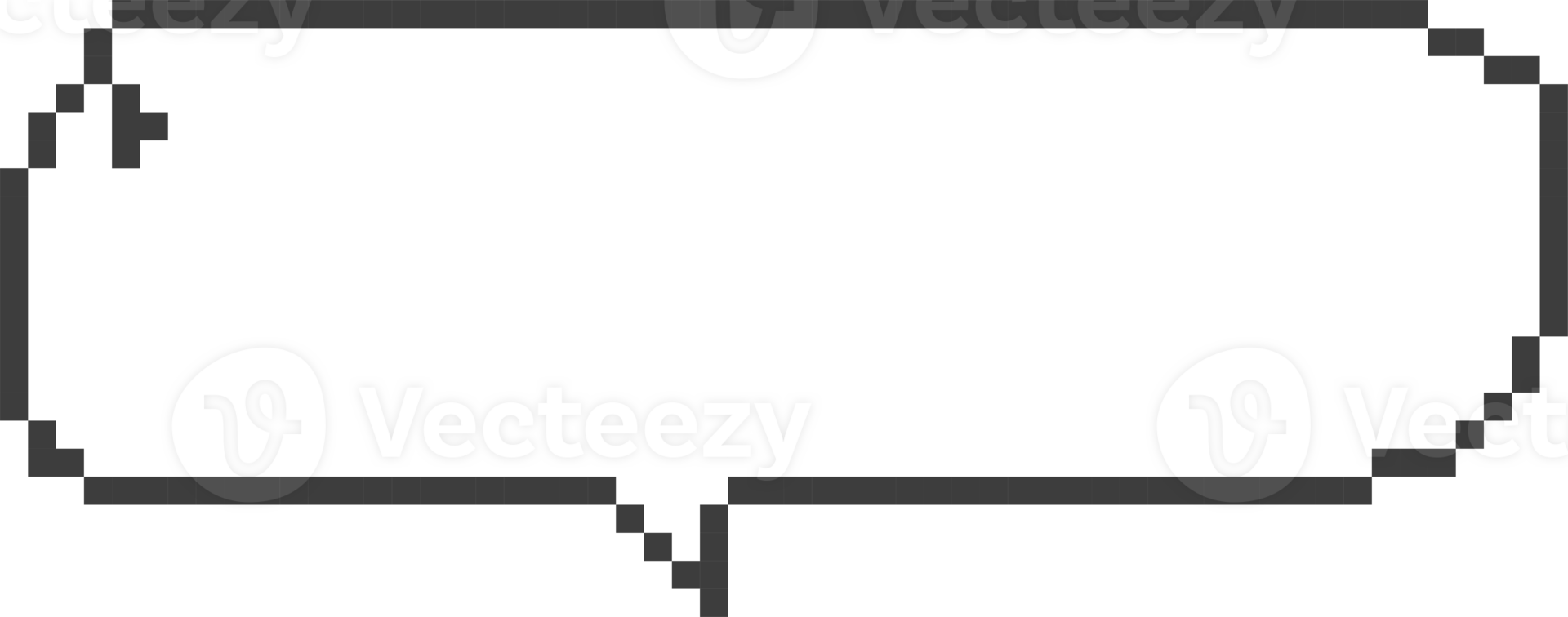 8 bit retrò gioco pixel discorso bolla Palloncino, icona etichetta promemoria parola chiave progettista testo scatola bandiera png