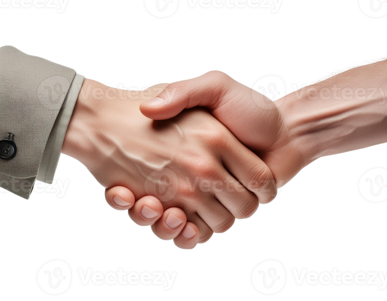 handshake on Isolated Transparent Background png