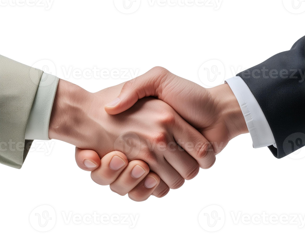 business handshake on Isolated Transparent Background png