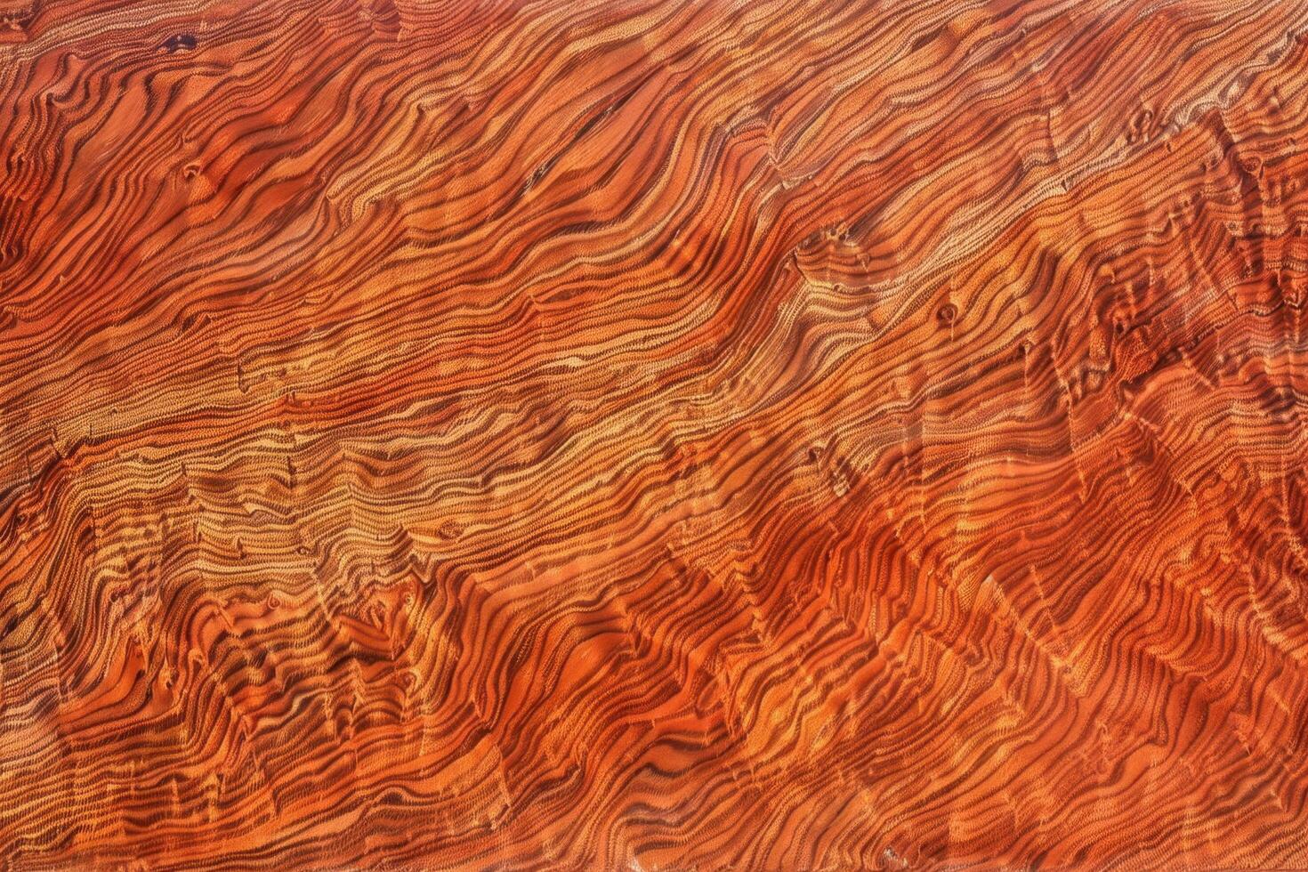Bubinga wood grain features a rich, intricate pattern with a blend of reddish-brown hues photo