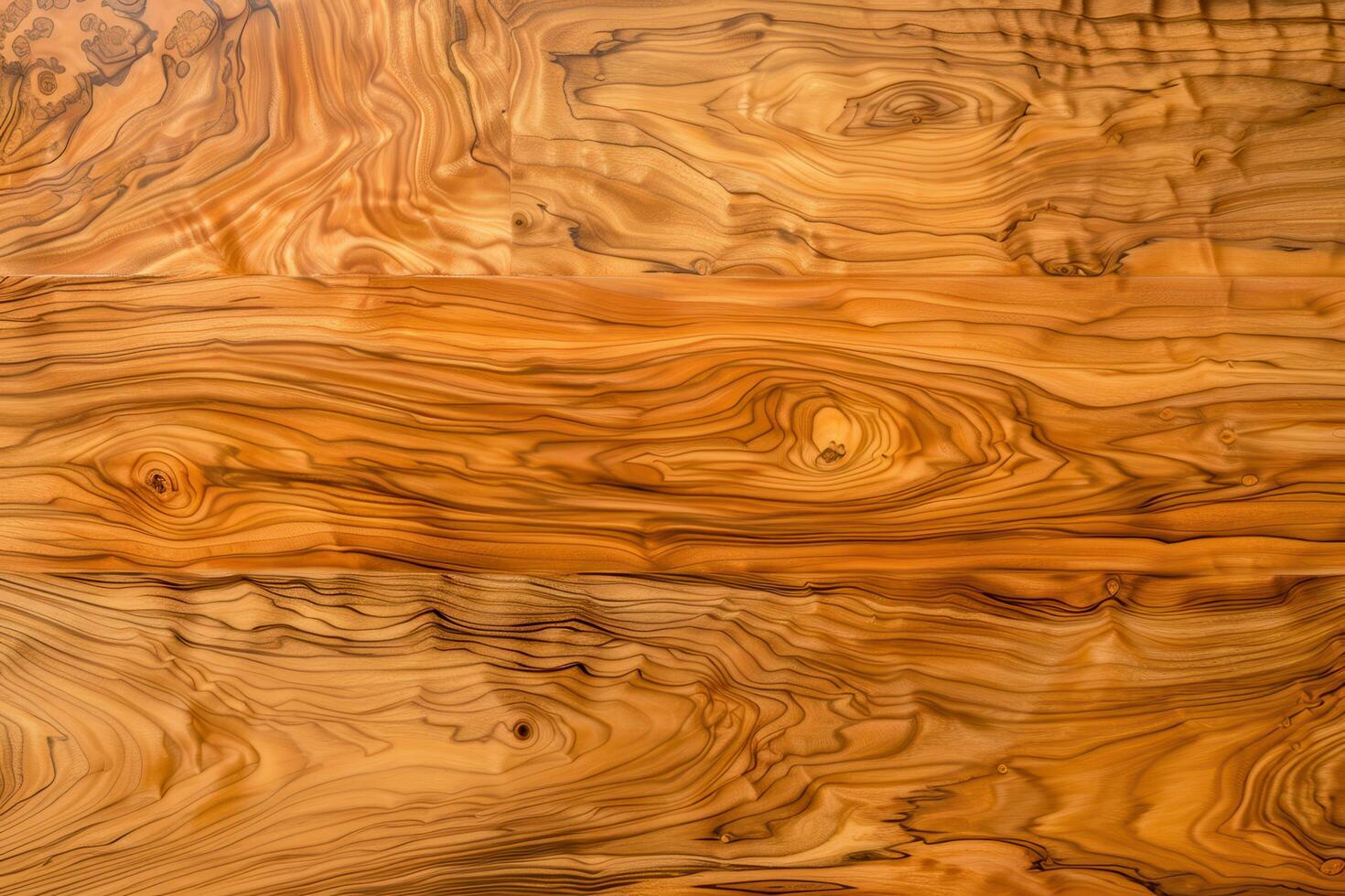 The olivewood grain background showcases a rich, intricate pattern of light and dark hues photo