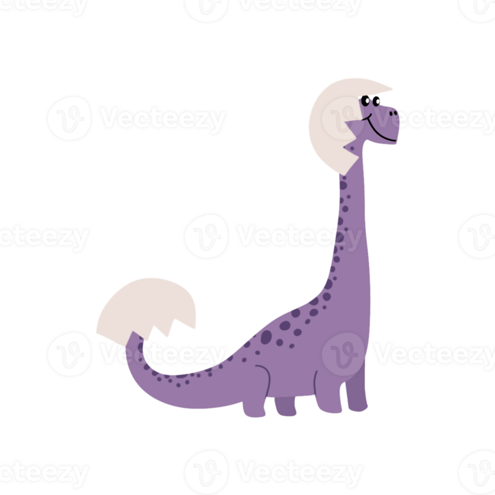 Brontosaurus dinosaur illustration png