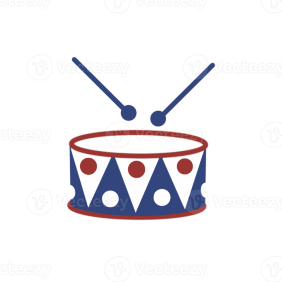Drum icon American independence Day png
