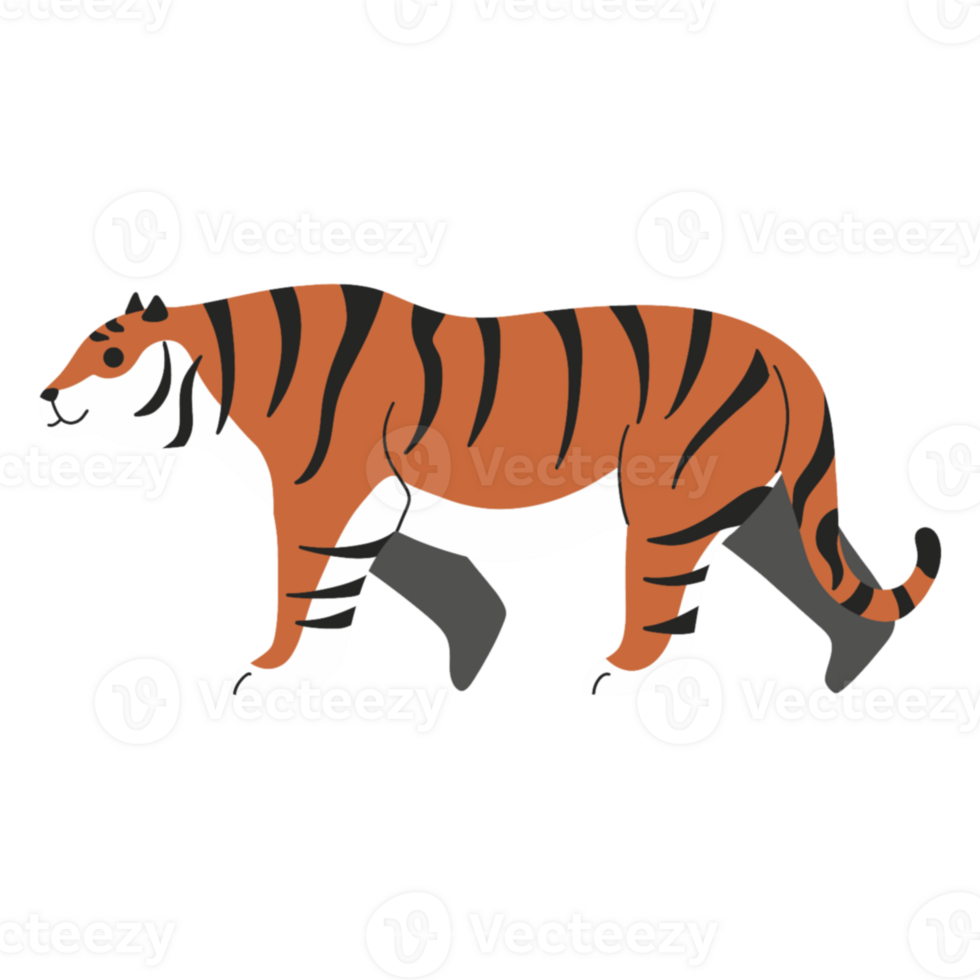 Strong Tigger illustration png