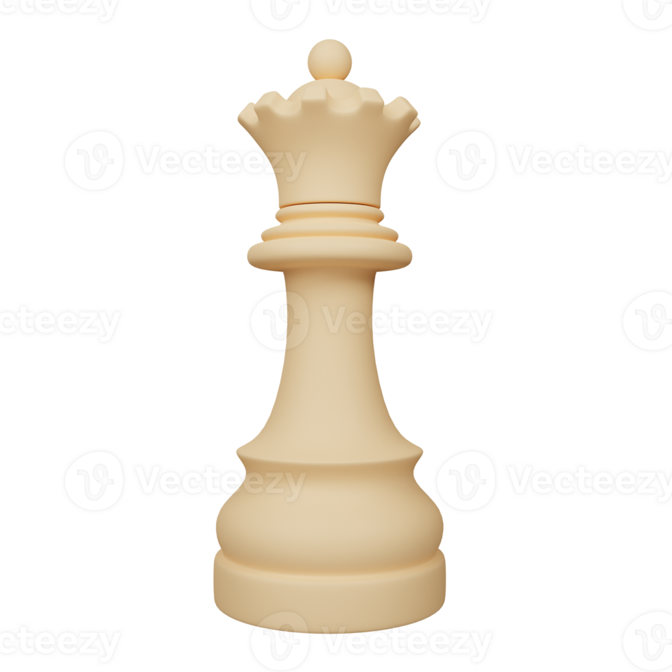 queen chess 3d icon png